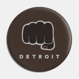 Detroit Fist Pin