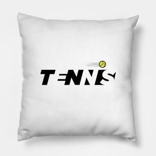 Tennis Sport Logo Design Pillow