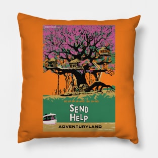 "SEND HELP" - Disnerland Parody Pillow