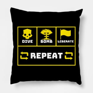 Helldivers 2 repeat Pillow