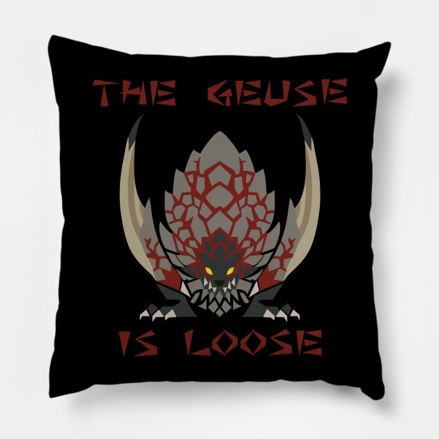 The Geuse is Loose Pillow by Creighcreigh