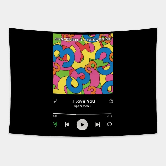 Stereo Music Player - I Love You Tapestry by Stereo Music