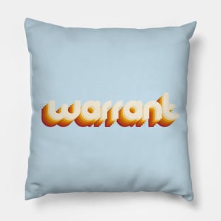 warrant Pillow