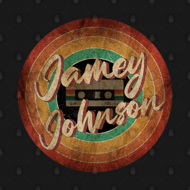 Jamey Johnson Vintage Circle Art by antongg