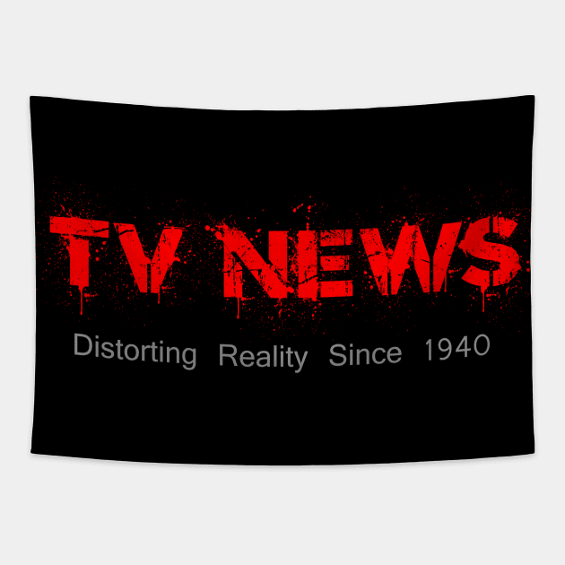 TV News Tapestry by Scar