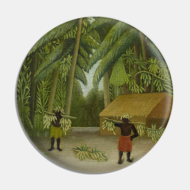 Banana Harvest by Henri Rousseau Pin by Classic Art Stall