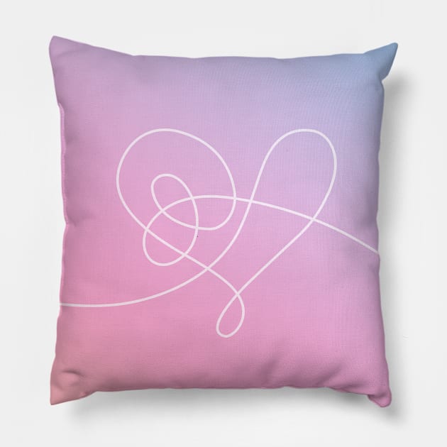 Love Yourself: Answer - E version Pillow by ZeroKara