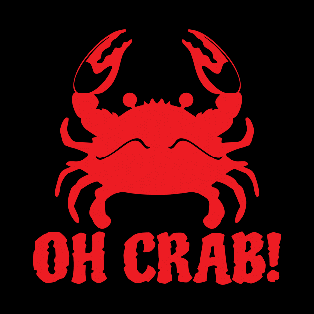 Crabs Joke Pun Beach King Sidestepping by DesignatedDesigner