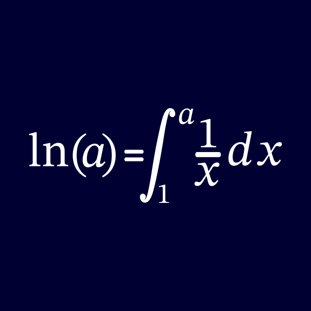 Natural Log Integral Calculus And Math by Rewstudio