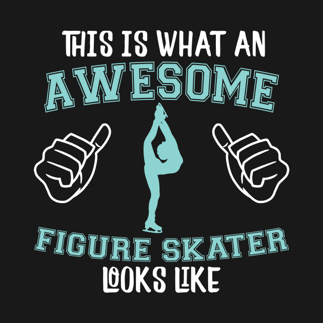 Ice skating figure skating pirouette by BestsellerTeeShirts