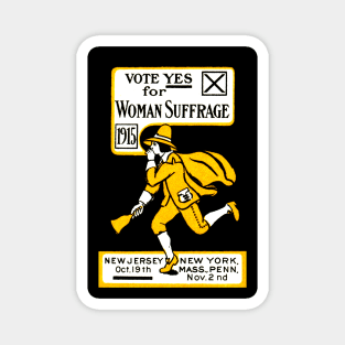 1915 Vote Yes on Women's Suffrage Magnet