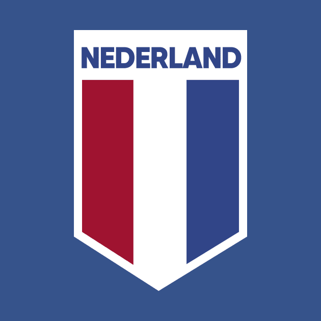 Netherlands Flag Emblem by SLAG_Creative