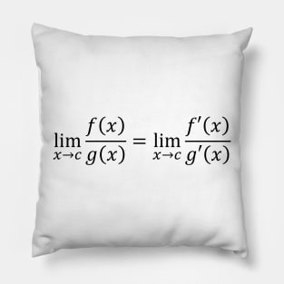 L'Hopital's Rule - Math And Calculus Basics Pillow