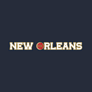 New Orleans basketball city T-Shirt