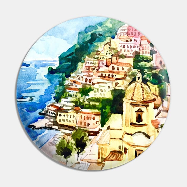 Positano Amalfi Coast, Italy Pin by TheJoeyStudio