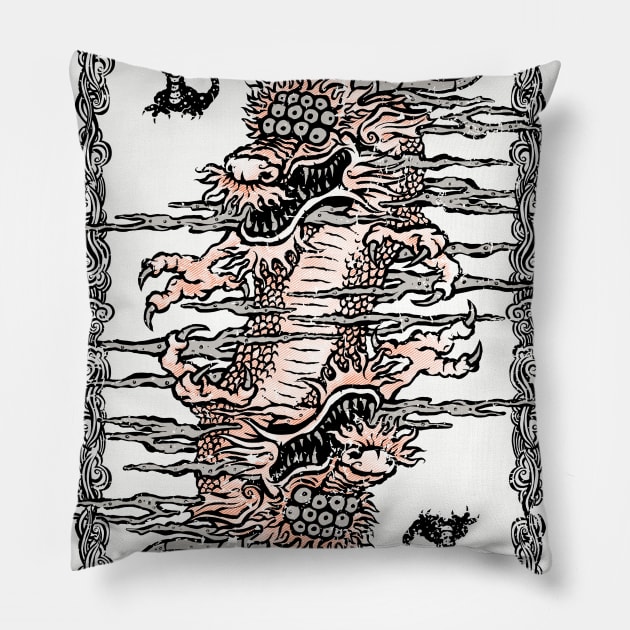 The Black Beast Pillow by kg07_shirts