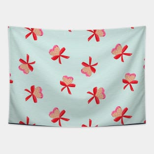 Candy with bow Tapestry