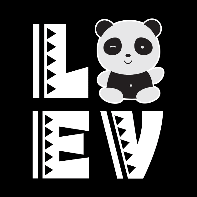 Cute love panda t shirt funny panda lover gifts for kids by franzaled