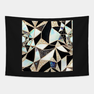 Wild Mosaic with Mother of Pearl Inlay Tapestry