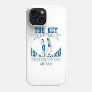 Funny golf shirts Phone Case