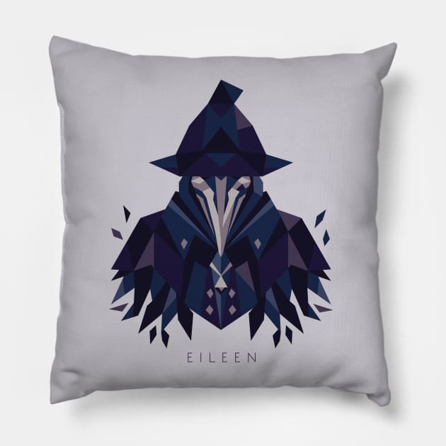 Eileen the Crow Pillow by nahamut