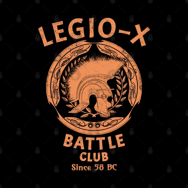 Legio X Batlle Club Roman Centurion by NicGrayTees