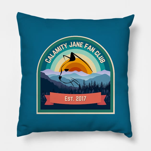 Calamity Jane Fan Club | Wynonna Earp Fan T Shirt Pillow by Rainbow Kin Wear