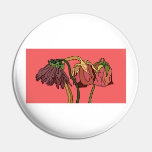 Introvert flower Pin