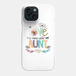 Love Being Called Aunt Happy Mother's Day Phone Case