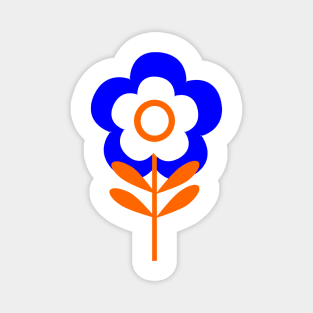 Retro Flower Magnet