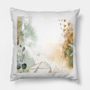 Mystic golden botanics Pillow