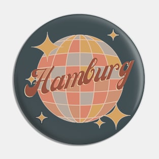 Hamburg City Germany Retro Vintage Pin