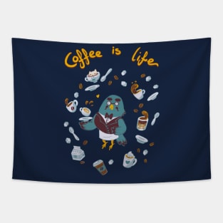 Coffee is Life Tapestry