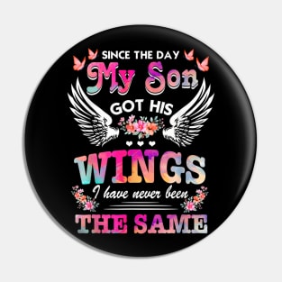 Since day my sons got his wings funny saying Pin