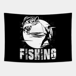 Just a girl who loves fishing Vintage Tapestry