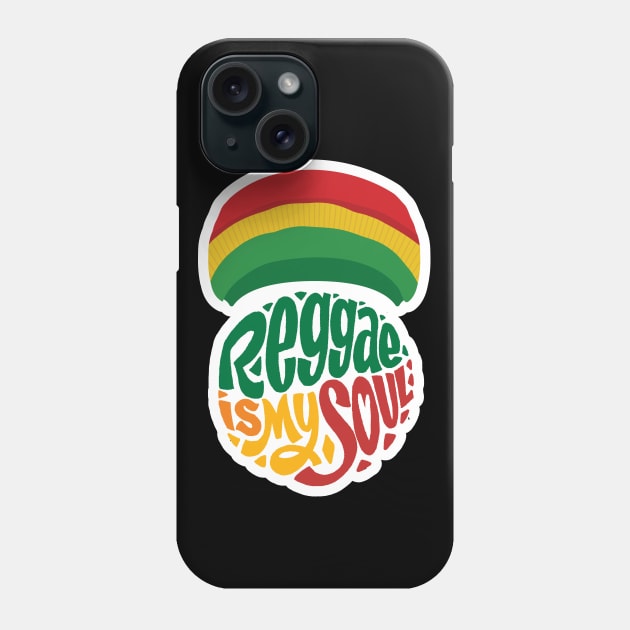 Reggae is my soul Phone Case by M2M