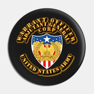 Army - Warrant Officer - Adjutant General Corps Pin