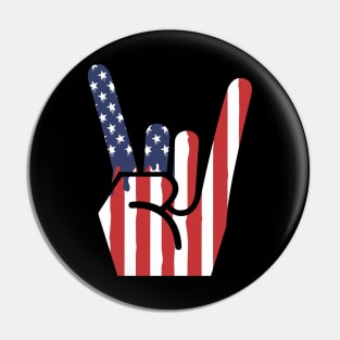 Rock on America! Pin