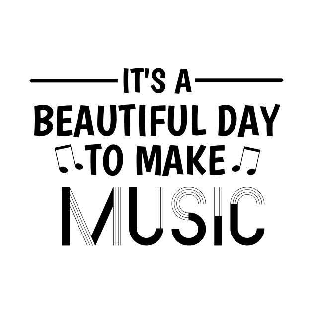 Make Music in Style: It's a Beautiful Day Design by Salaar Design Hub