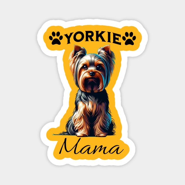 Yorkie Mama Magnet by Blue Raven Designs