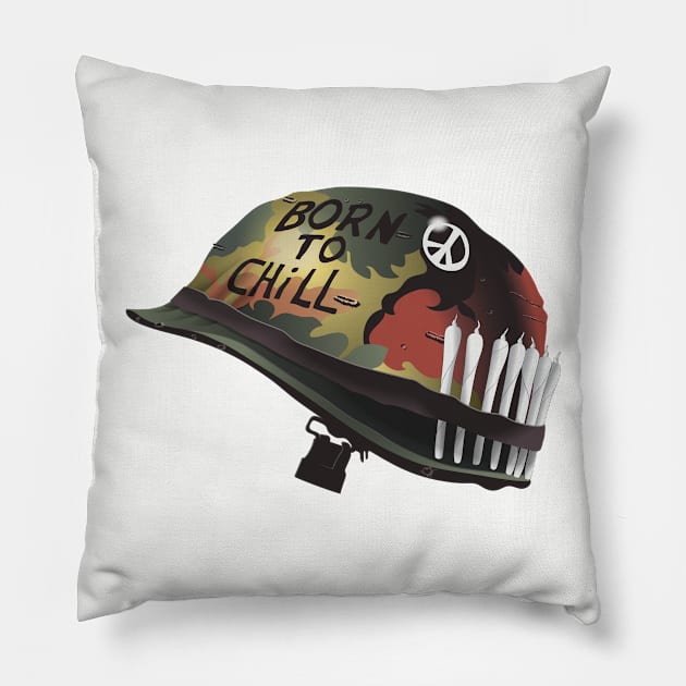 Born to Chill Pillow by Johnny Nova