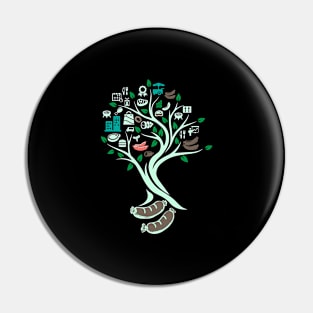 BBQ Grilling Grill Tree Of Life Yoga Celtic Viking Yggdrasil Pin