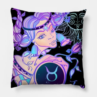 Taurus Astrology Horoscope Zodiac Birth Sign Gift for Women Pillow