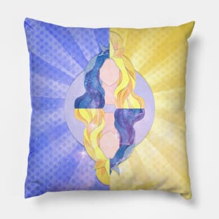 Gemini Zodiac Horoscope Astrological sign 7 Pillow