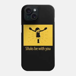 Dope Slluks jesus signage design Phone Case