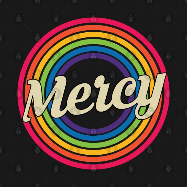 Mercy - Retro Rainbow Style by MaydenArt