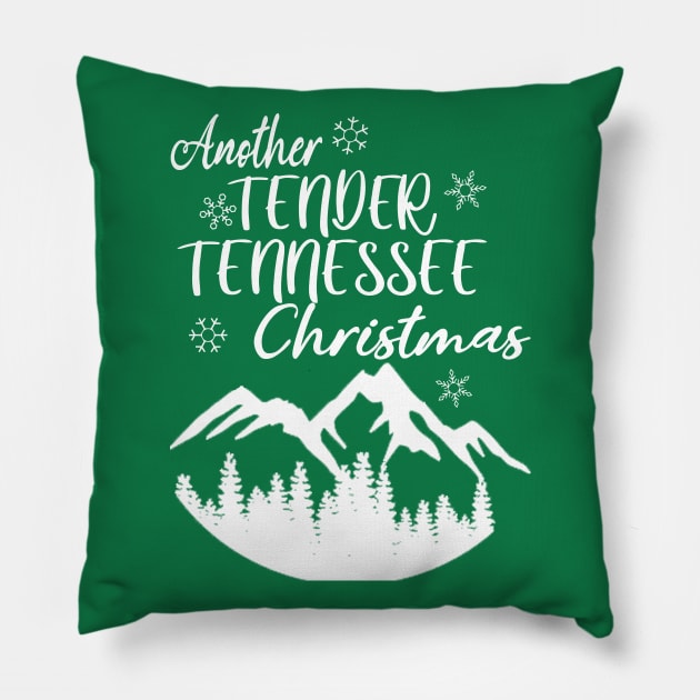 Tender Tennessee Christmas Pillow by CreatingChaos
