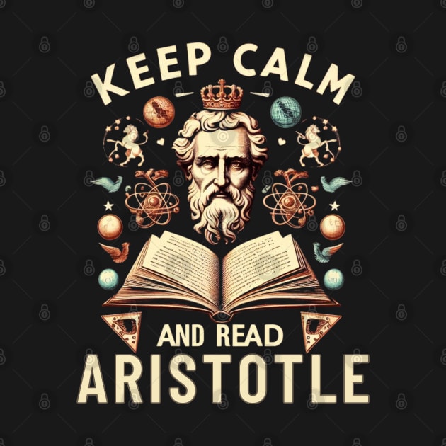 Aristotle art and quote for stoicism lovers by CachoGlorious