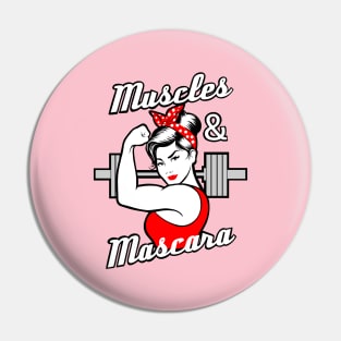 Muscles and Mascara, fitness girl, gym girl Pin