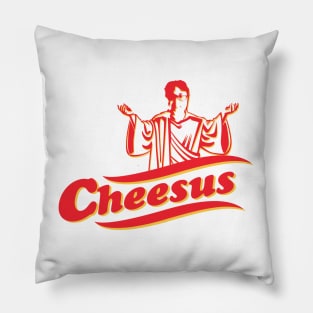 Our lord and savior Cheesus Pillow